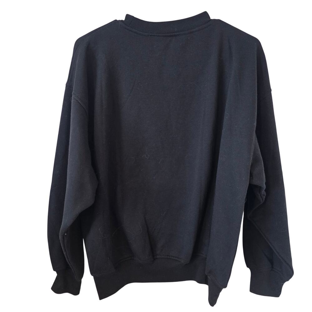 Vintage Womens Basic Editions Halloween Graphic Sweatshirt Size Large Black NEW - Picture 4 of 6